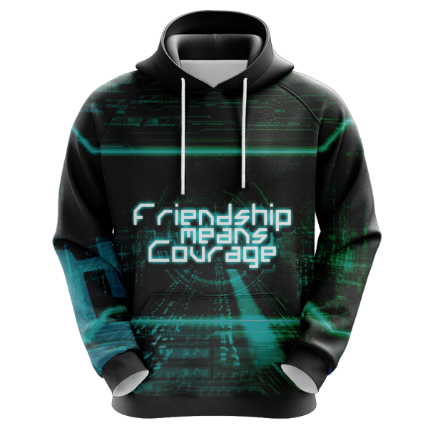 Digimon - Friendship means Courage Unisex 3D T-shirt