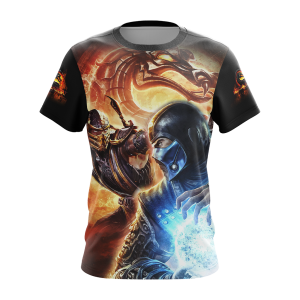 Mortal Kombat - Scorpion vs Sub-Zero 3D T-shirt   