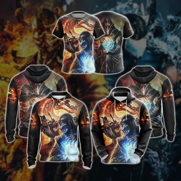 Mortal Kombat - Scorpion vs Sub-Zero 3D T-shirt