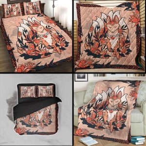 Nine Tail Fox 3D Quilt Set   