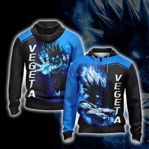 Dragon Ball Vegeta Unisex 3D T-shirt Zip Hoodie Zip Hoodie S