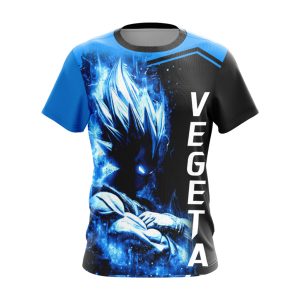 Dragon Ball Vegeta Unisex 3D T-shirt Zip Hoodie   