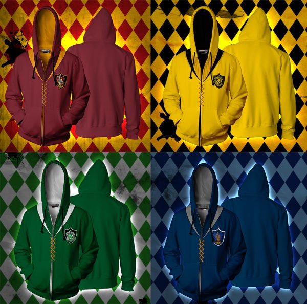 The Gryffindor Quidditch Team Harry Potter Zip Up Hoodie