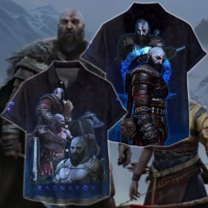 God of War Ragnarok Video Game 3D All Over Print T-shirt Tank Top Zip Hoodie Pullover Hoodie Hawaiian Shirt Beach Shorts Jogger Hawaiian Shirt S 