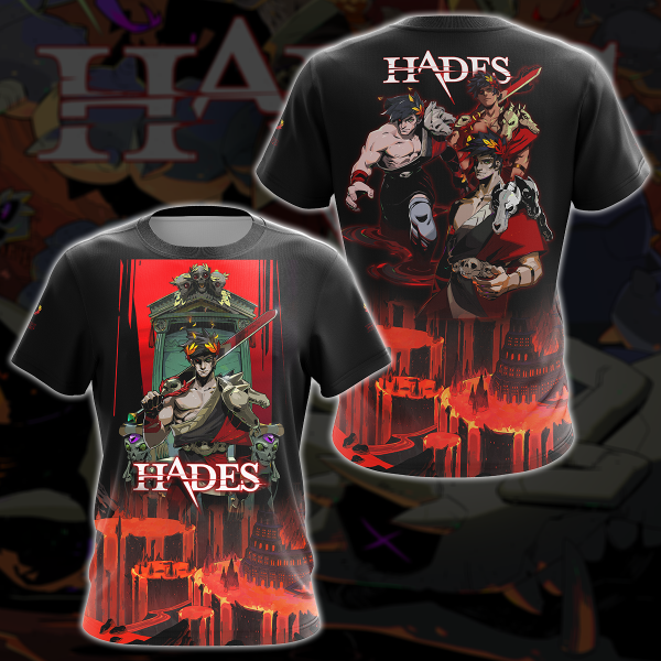 Hades Video Game 3D All Over Print T-shirt Tank Top Zip Hoodie Pullover Hoodie Hawaiian Shirt Beach Shorts Jogger T-shirt S