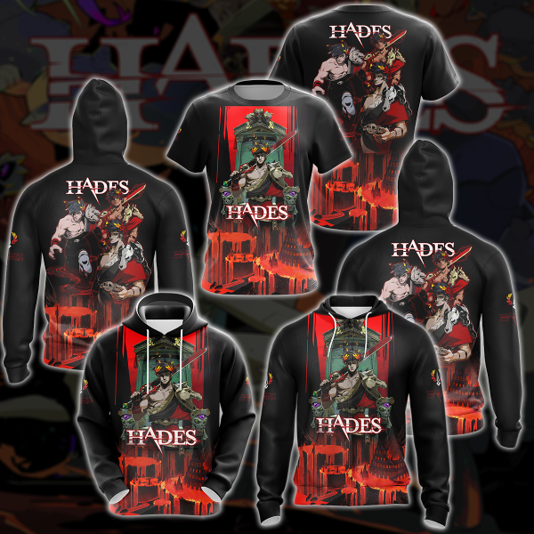 Hades Video Game 3D All Over Print T-shirt Tank Top Zip Hoodie Pullover Hoodie Hawaiian Shirt Beach Shorts Jogger