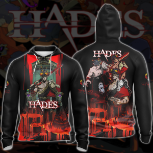 Hades Video Game 3D All Over Print T-shirt Tank Top Zip Hoodie Pullover Hoodie Hawaiian Shirt Beach Shorts Jogger Zip Hoodie S 