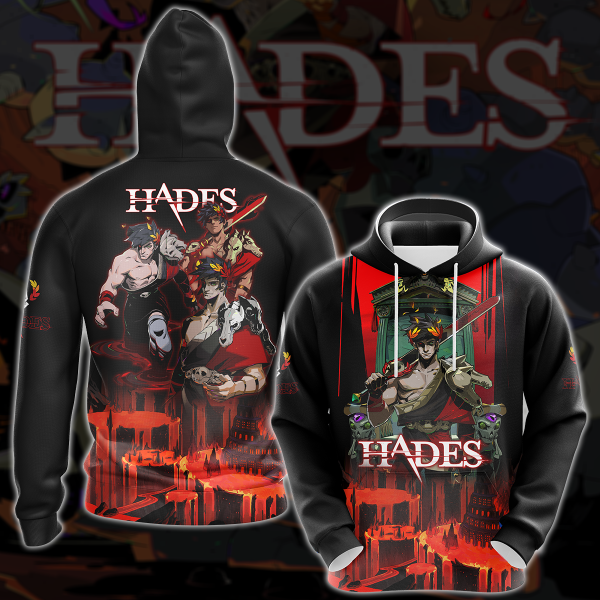 Hades Video Game 3D All Over Print T-shirt Tank Top Zip Hoodie Pullover Hoodie Hawaiian Shirt Beach Shorts Jogger Hoodie S