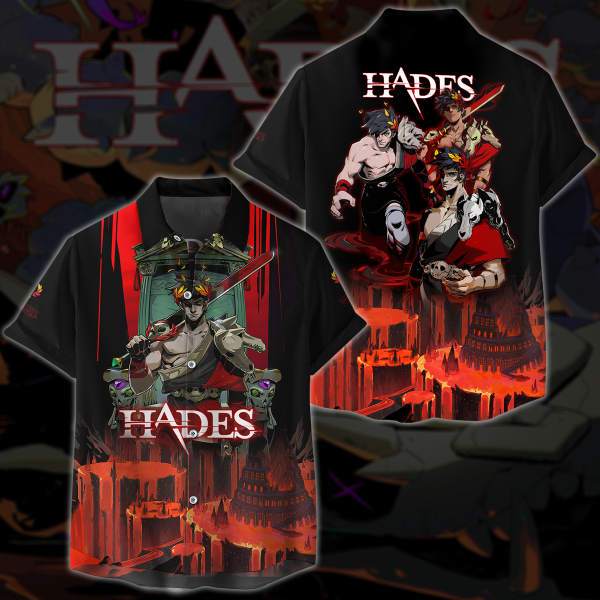 Hades Video Game 3D All Over Print T-shirt Tank Top Zip Hoodie Pullover Hoodie Hawaiian Shirt Beach Shorts Jogger Hawaiian Shirt S