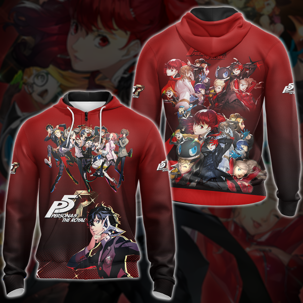 Persona 5 Royal Video Game 3D All Over Print T-shirt Tank Top Zip Hoodie Pullover Hoodie Hawaiian Shirt Beach Shorts Jogger Zip Hoodie S