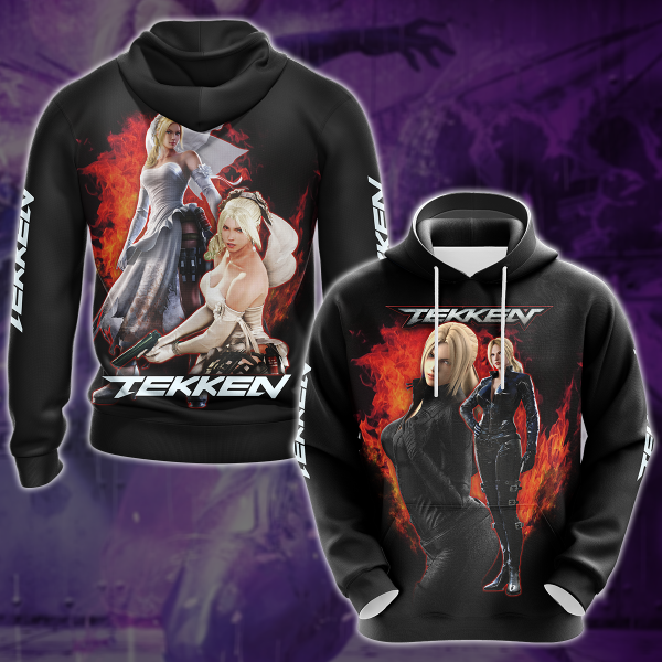 Tekken Nina Williams Video Game 3D All Over Print T-shirt Tank Top Zip Hoodie Pullover Hoodie Hawaiian Shirt Beach Shorts Jogger Hoodie S