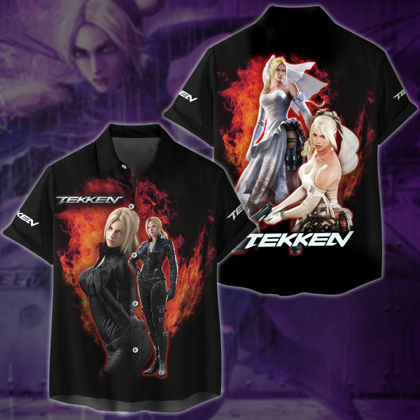 Tekken Nina Williams Video Game 3D All Over Print T-shirt Tank Top Zip Hoodie Pullover Hoodie Hawaiian Shirt Beach Shorts Jogger Hawaiian Shirt S