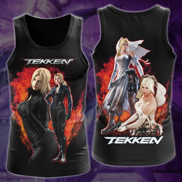 Tekken Nina Williams Video Game 3D All Over Print T-shirt Tank Top Zip Hoodie Pullover Hoodie Hawaiian Shirt Beach Shorts Jogger Tank Top S