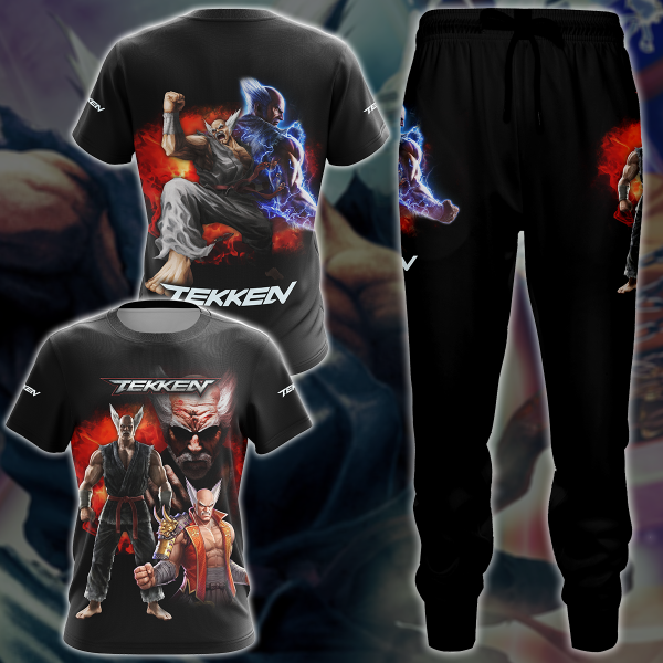 Tekken Heihachi Mishima Video Game 3D All Over Print T-shirt Tank Top Zip Hoodie Pullover Hoodie Hawaiian Shirt Beach Shorts Jogger