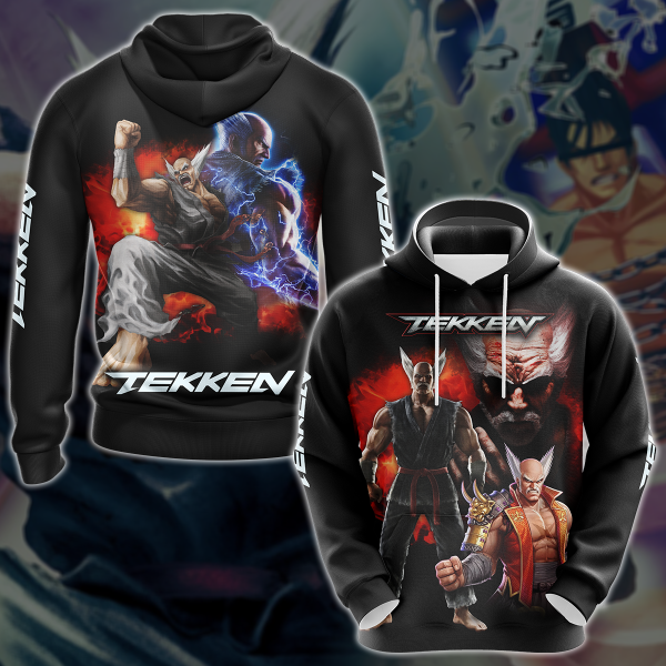 Tekken Heihachi Mishima Video Game 3D All Over Print T-shirt Tank Top Zip Hoodie Pullover Hoodie Hawaiian Shirt Beach Shorts Jogger Hoodie S