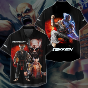 Tekken Heihachi Mishima Video Game 3D All Over Print T-shirt Tank Top Zip Hoodie Pullover Hoodie Hawaiian Shirt Beach Shorts Jogger Hawaiian Shirt S 