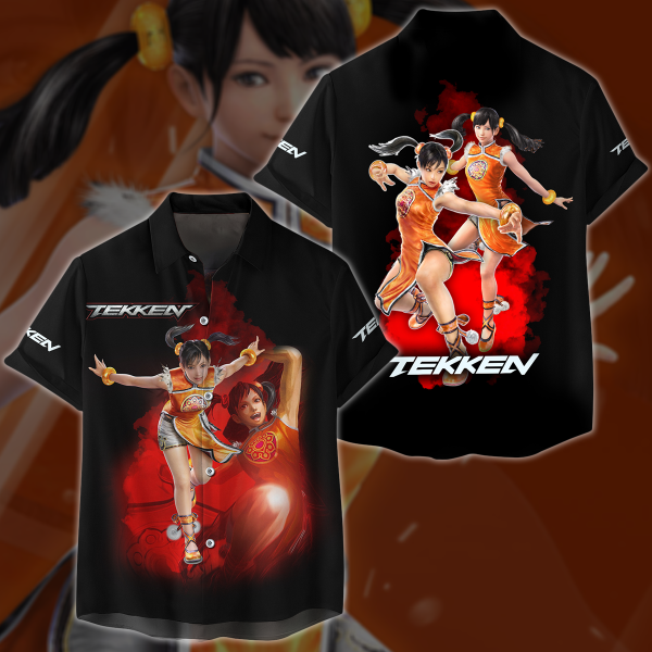 Tekken Ling Xiaoyu Video Game 3D All Over Print T-shirt Tank Top Zip Hoodie Pullover Hoodie Hawaiian Shirt Beach Shorts Jogger Hawaiian Shirt S