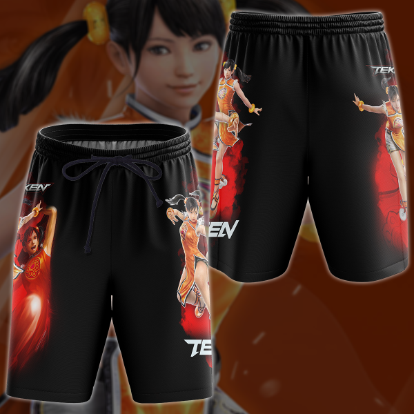 Tekken Ling Xiaoyu Video Game 3D All Over Print T-shirt Tank Top Zip Hoodie Pullover Hoodie Hawaiian Shirt Beach Shorts Jogger Beach Shorts S