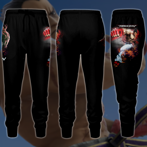 Tekken Kazuya Mishima Video Game 3D All Over Print T-shirt Tank Top Zip Hoodie Pullover Hoodie Hawaiian Shirt Beach Shorts Jogger Joggers S