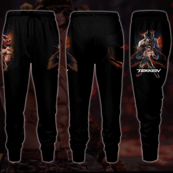 Tekken Jin Kazama Video Game 3D All Over Print T-shirt Tank Top Zip Hoodie Pullover Hoodie Hawaiian Shirt Beach Shorts Jogger Beach Shorts S