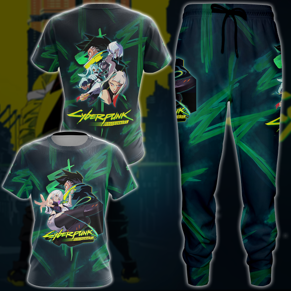 Cyberpunk: Edgerunners Video Game 3D All Over Print T-shirt Tank Top Zip Hoodie Pullover Hoodie Hawaiian Shirt Beach Shorts Jogger