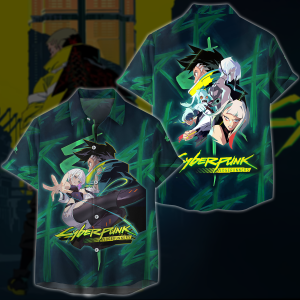 Cyberpunk: Edgerunners Video Game 3D All Over Print T-shirt Tank Top Zip Hoodie Pullover Hoodie Hawaiian Shirt Beach Shorts Jogger Hawaiian Shirt S 