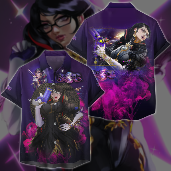 Bayonetta 3 Video Game 3D All Over Print T-shirt Tank Top Zip Hoodie Pullover Hoodie Hawaiian Shirt Beach Shorts Jogger Hawaiian Shirt S