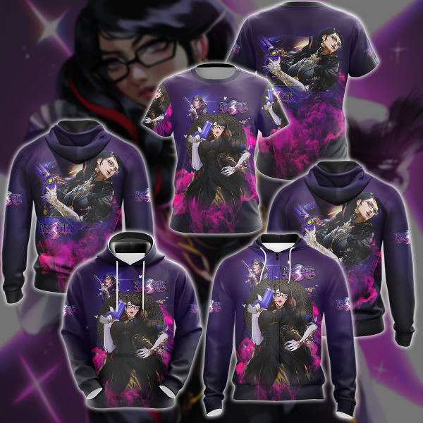 Bayonetta 3 Video Game 3D All Over Print T-shirt Tank Top Zip Hoodie Pullover Hoodie Hawaiian Shirt Beach Shorts Jogger