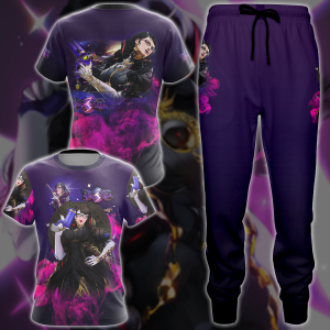 Bayonetta 3 Video Game 3D All Over Print T-shirt Tank Top Zip Hoodie Pullover Hoodie Hawaiian Shirt Beach Shorts Jogger   