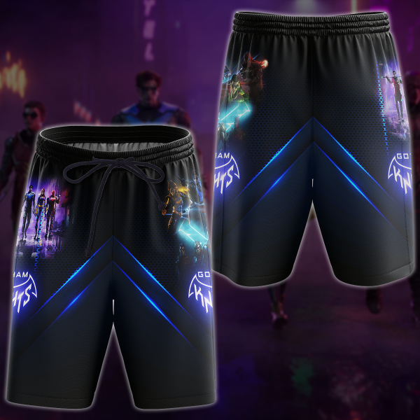 Gotham Knights Video Game 3D All Over Print T-shirt Tank Top Zip Hoodie Pullover Hoodie Hawaiian Shirt Beach Shorts Jogger Beach Shorts S