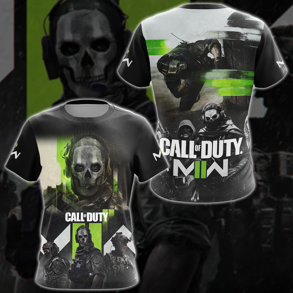 Call of Duty: Modern Warfare II Video Game 3D All Over Print T-shirt Tank Top Zip Hoodie Pullover Hoodie Hawaiian Shirt Beach Shorts Jogger T-shirt S