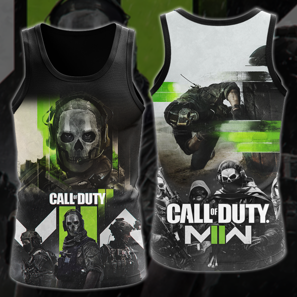 Call of Duty: Modern Warfare II Video Game 3D All Over Print T-shirt Tank Top Zip Hoodie Pullover Hoodie Hawaiian Shirt Beach Shorts Jogger Tank Top S