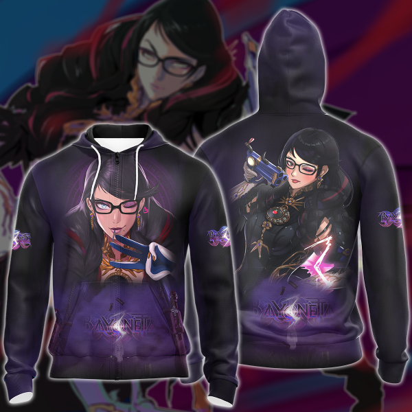 Bayonetta 3 Video Game 3D All Over Print T-shirt Tank Top Zip Hoodie Pullover Hoodie Hawaiian Shirt Beach Shorts Jogger Zip Hoodie S