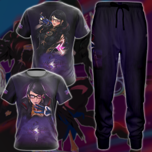 Bayonetta 3 Video Game 3D All Over Print T-shirt Tank Top Zip Hoodie Pullover Hoodie Hawaiian Shirt Beach Shorts Jogger   