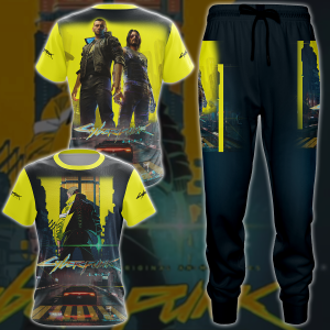 Cyberpunk 2077 Video Game 3D All Over Print T-shirt Tank Top Zip Hoodie Pullover Hoodie Hawaiian Shirt Beach Shorts Jogger   