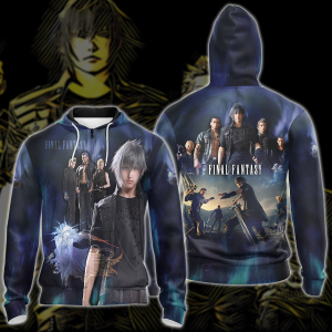 Final Fantasy XV Video Game 3D All Over Print T-shirt Tank Top Zip Hoodie Pullover Hoodie Hawaiian Shirt Beach Shorts Jogger Zip Hoodie S 