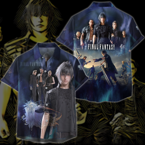 Final Fantasy XV Video Game 3D All Over Print T-shirt Tank Top Zip Hoodie Pullover Hoodie Hawaiian Shirt Beach Shorts Jogger Hawaiian Shirt S 