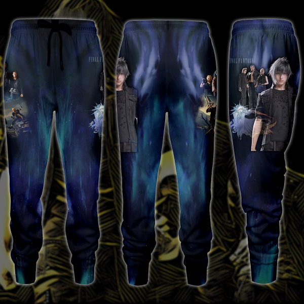 Final Fantasy XV Video Game 3D All Over Print T-shirt Tank Top Zip Hoodie Pullover Hoodie Hawaiian Shirt Beach Shorts Jogger Joggers S