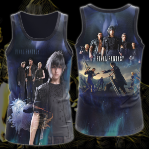 Final Fantasy XV Video Game 3D All Over Print T-shirt Tank Top Zip Hoodie Pullover Hoodie Hawaiian Shirt Beach Shorts Jogger Tank Top S 