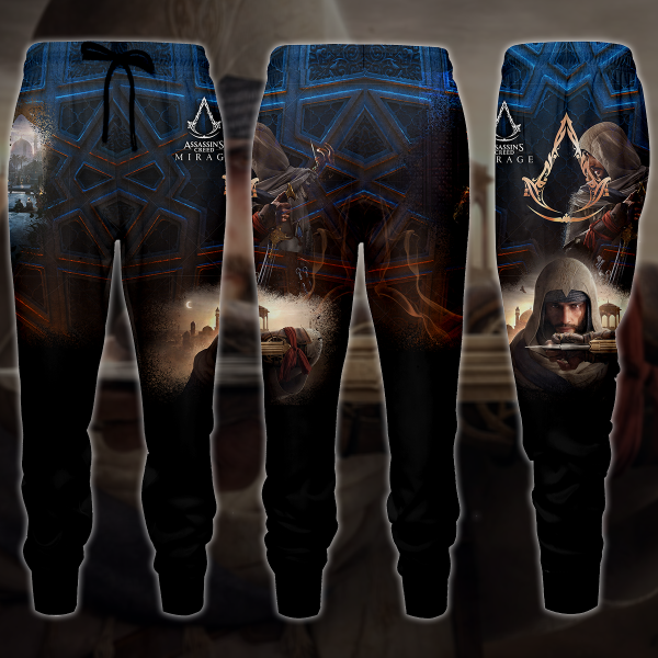 Assassin's Creed Mirage Video Game 3D All Over Print T-shirt Tank Top Zip Hoodie Pullover Hoodie Hawaiian Shirt Beach Shorts Jogger Joggers S