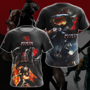 Ninja Gaiden Video Game 3D All Over Print T-shirt Tank Top Zip Hoodie Pullover Hoodie Hawaiian Shirt Beach Shorts Jogger T-shirt S 