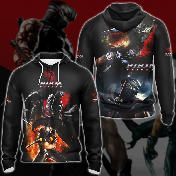 Ninja Gaiden Video Game 3D All Over Print T-shirt Tank Top Zip Hoodie Pullover Hoodie Hawaiian Shirt Beach Shorts Jogger Zip Hoodie S