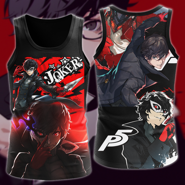 Persona 5 Strikers Video Game 3D All Over Print T-shirt Tank Top Zip Hoodie Pullover Hoodie Hawaiian Shirt Beach Shorts Jogger Tank Top S