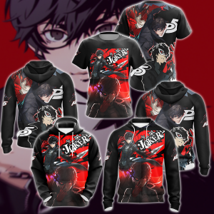 Persona 5 Strikers Video Game 3D All Over Print T-shirt Tank Top Zip Hoodie Pullover Hoodie Hawaiian Shirt Beach Shorts Jogger   