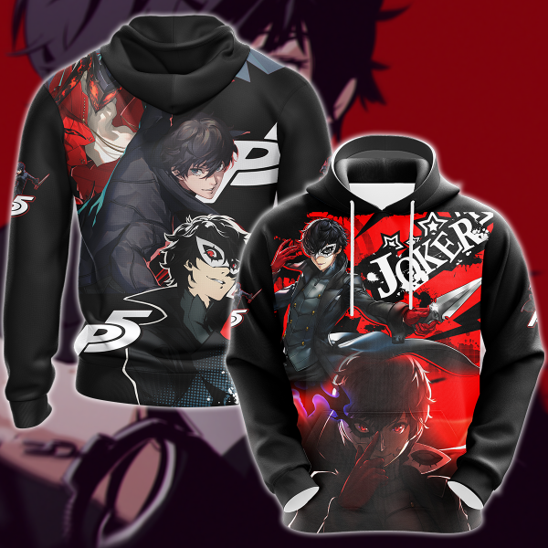 Persona 5 Strikers Video Game 3D All Over Print T-shirt Tank Top Zip Hoodie Pullover Hoodie Hawaiian Shirt Beach Shorts Jogger Hoodie S