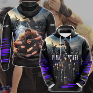 Final Fantasy XV Video Game 3D All Over Print T-shirt Tank Top Zip Hoodie Pullover Hoodie Hawaiian Shirt Beach Shorts Jogger Hoodie S 