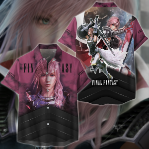 Final Fantasy XIII Video Game 3D All Over Print T-shirt Tank Top Zip Hoodie Pullover Hoodie Hawaiian Shirt Beach Shorts Jogger Hawaiian Shirt S 