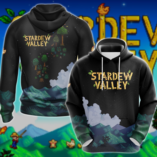 Stardew Valley Video Game 3D All Over Print T-shirt Tank Top Zip Hoodie Pullover Hoodie Hawaiian Shirt Beach Shorts Jogger Hoodie S