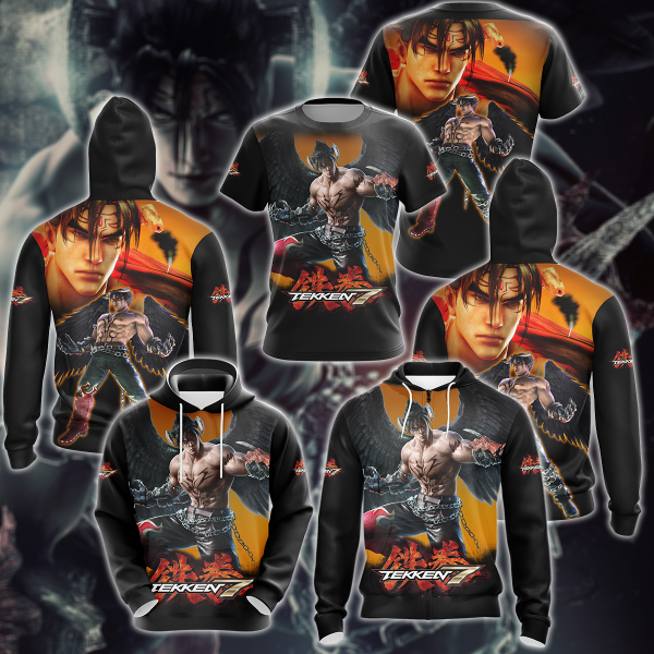 Tekken 7 Video Game 3D All Over Print T-shirt Tank Top Zip Hoodie Pullover Hoodie Hawaiian Shirt Beach Shorts Jogger