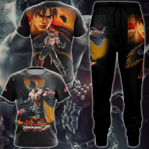 Tekken 7 Video Game 3D All Over Print T-shirt Tank Top Zip Hoodie Pullover Hoodie Hawaiian Shirt Beach Shorts Jogger